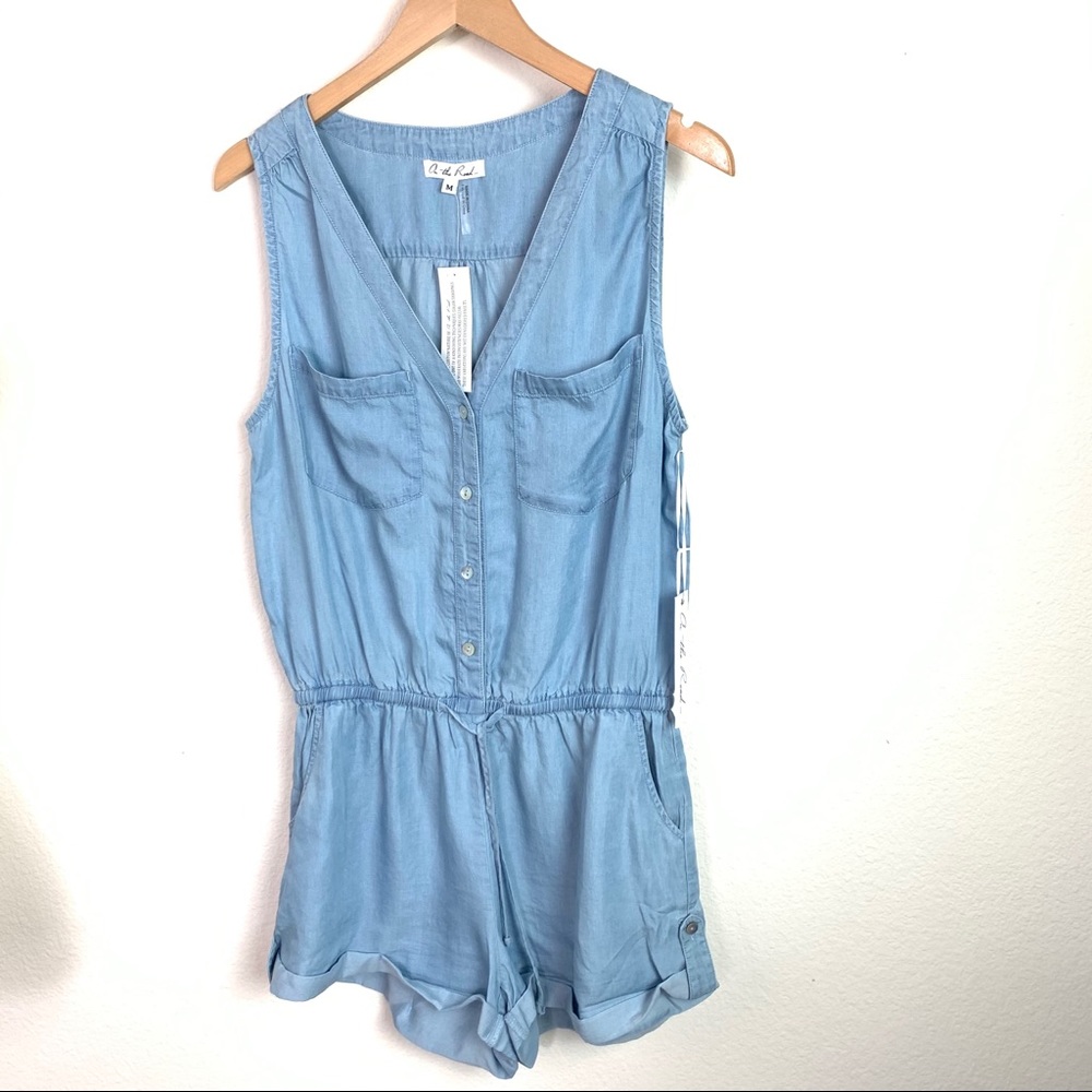 Young Fabulous and Broke Chambray Romper